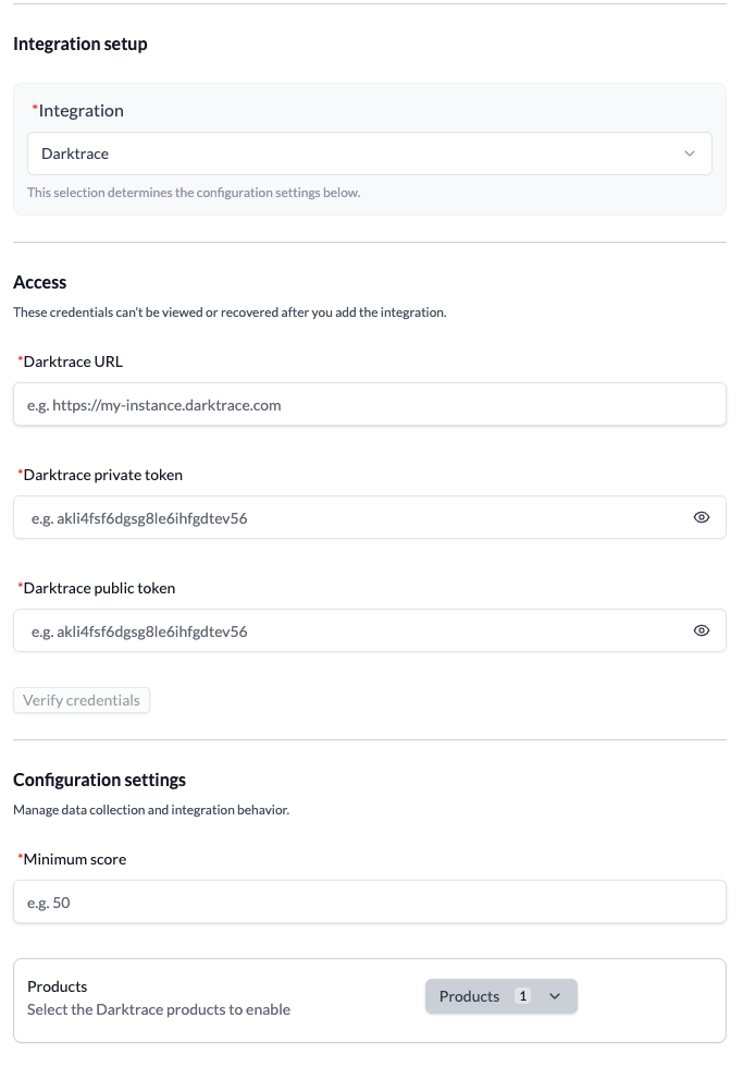 Configure RedCarbon